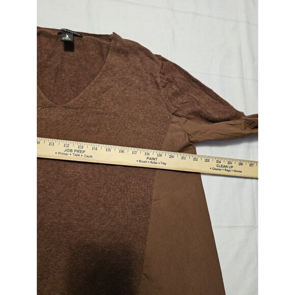 Peace Of Cloth New York Boho Knit And Fabric Blend Long Sleeve Sweater XL Boho - Picture 6 of 8